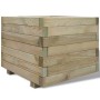 Square wooden flowerbed 50x50x40 cm by vidaXL, Pots and planters - Ref: Foro24-41659, Price: 59,51 €, Discount: %