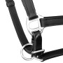 Ronzal/Cabestro de Cuero Negro Ajustable Para Caballo (Estándar) de vidaXL, Cabestros para caballos - Ref: Foro24-90891, Prec...