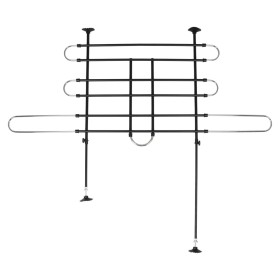 FLAMINGO Autoschutzgitter 3 Balken 2 Optionen Schwarze Tara von FLAMINGO, Fahrzeug-Haustierbarrieren - Ref: Foro24-439630, Pr...