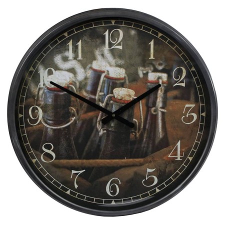 Gifts Amsterdam Reloj de pared Bottles in Crate metal negro 51 cm de Gifts Amsterdam, Relojes de pared - Ref: Foro24-439507, ...