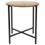 Ambiance Round Wood and Metal Side Table 45 cm by Ambiance, Side tables - Ref: Foro24-439793, Price: 68,99 €, Discount: %