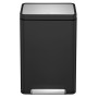 EKO Pedal bin X-Cube 45 L black by EKO, Waste containers - Ref: Foro24-440002, Price: 172,74 €, Discount: %