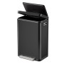 EKO Pedal bin X-Cube 45 L black by EKO, Waste containers - Ref: Foro24-440002, Price: 172,74 €, Discount: %