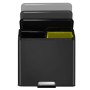 EKO Essential Pedal Bin 2x15 L Black by EKO, Waste containers - Ref: Foro24-440005, Price: 78,24 €, Discount: %