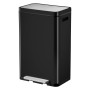 EKO Cubo de basura con pedal X-Cube 30 L negro de EKO, Contenedores de residuos - Ref: Foro24-439998, Precio: 133,26 €, Descu...