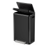 EKO Cubo de basura con pedal X-Cube 30 L negro de EKO, Contenedores de residuos - Ref: Foro24-439998, Precio: 133,26 €, Descu...