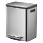 EKO EcoCasa pedal bin 2x15 L matt silver by EKO, Waste containers - Ref: Foro24-440009, Price: 99,38 €, Discount: %