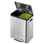 EKO EcoCasa pedal bin 2x15 L matt silver by EKO, Waste containers - Ref: Foro24-440009, Price: 99,38 €, Discount: %