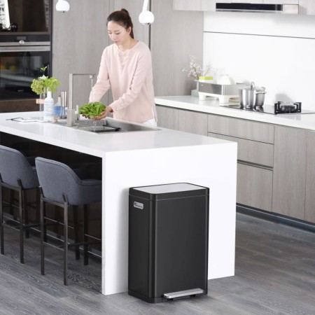 EKO Treteimer X-Cube 2x20 L schwarz von EKO, Abfallbehälter - Ref: Foro24-440000, Preis: 196,23 €, Rabatt: %