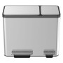 EKO EcoCasa pedal bin 3x15 L matte silver by EKO, Waste containers - Ref: Foro24-440011, Price: 139,17 €, Discount: %