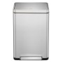 EKO Pedal cube E-Cube 45 L matt silver by EKO, Waste containers - Ref: Foro24-440001, Price: 157,18 €, Discount: %