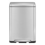 EKO Pedal cube E-Cube 45 L matt silver by EKO, Waste containers - Ref: Foro24-440001, Price: 157,18 €, Discount: %