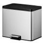 EKO Essential 2x15 L Matte Silver Pedal Trash Can by EKO, Waste containers - Ref: Foro24-440004, Price: 78,17 €, Discount: %