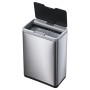 EKO Mirage sensor trash can 45 L matte silver by EKO, Waste containers - Ref: Foro24-440051, Price: 171,82 €, Discount: %