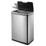 EKO Mirage sensor trash can 45 L matte silver by EKO, Waste containers - Ref: Foro24-440051, Price: 171,82 €, Discount: %