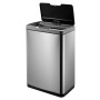 EKO Mirage sensor trash can 45 L matte silver by EKO, Waste containers - Ref: Foro24-440051, Price: 171,82 €, Discount: %