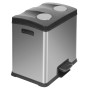 EKO Rejoice Pedal Bin 2x12 L Matte Silver by EKO, Waste containers - Ref: Foro24-440032, Price: 89,58 €, Discount: %