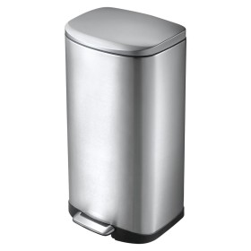 EKO Della Pedal Bin 35 L Matte Silver by EKO, Waste containers - Ref: Foro24-440023, Price: 115,56 €, Discount: %