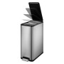 EKO Ecoslim Pedal Bin 2x20 L Matte Silver by EKO, Waste containers - Ref: Foro24-440022, Price: 168,19 €, Discount: %