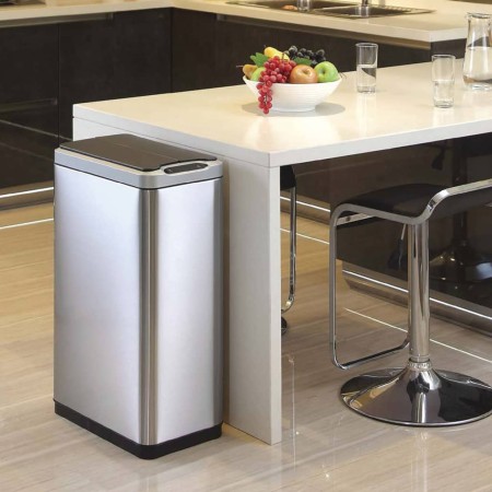 EKO Phantom 2x20 L sensor trash can matte silver by EKO, Waste containers - Ref: Foro24-440053, Price: 176,79 €, Discount: %