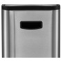 EKO Ecoslim Pedal Bin 2x20 L Matte Silver by EKO, Waste containers - Ref: Foro24-440022, Price: 168,19 €, Discount: %