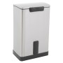 EKO E-Cube 40 L matte silver pedal bin by EKO, Waste containers - Ref: Foro24-440025, Price: 141,26 €, Discount: %