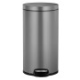 EKO Cubo de basura de pedal Serene 30 L platino de EKO, Contenedores de residuos - Ref: Foro24-440041, Precio: 72,81 €, Descu...