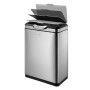 EKO Touch Bar Pro trash can 2x20 L matte silver by EKO, Waste containers - Ref: Foro24-440048, Price: 158,73 €, Discount: %