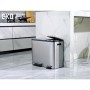 EKO EcoCasa 30+15 L Matte Silver Pedal Bin by EKO, Waste containers - Ref: Foro24-440010, Price: 154,42 €, Discount: %