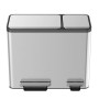 EKO EcoCasa 30+15 L Matte Silver Pedal Bin by EKO, Waste containers - Ref: Foro24-440010, Price: 154,42 €, Discount: %