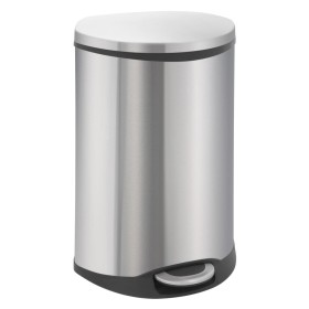 EKO Shell 50 L matte silver pedal trash can by EKO, Waste containers - Ref: Foro24-440038, Price: 147,75 €, Discount: %