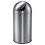 EKO Trash Can with Push Lid 40 L Matte Silver by EKO, Waste containers - Ref: Foro24-440064, Price: 106,43 €, Discount: %