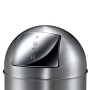 EKO Trash Can with Push Lid 40 L Matte Silver by EKO, Waste containers - Ref: Foro24-440064, Price: 106,43 €, Discount: %