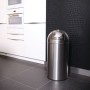 EKO Mülleimer mit Schiebedeckel, 40 l, mattsilber von EKO, Abfallbehälter - Ref: Foro24-440064, Preis: 106,43 €, Rabatt: %