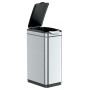 EKO Trash Can Touch Bar Tina 30 L Matte Silver by EKO, Waste containers - Ref: Foro24-440047, Price: 136,20 €, Discount: %