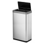 EKO Mirage X 80 L matte silver sensor trash can by EKO, Waste containers - Ref: Foro24-440052, Price: 199,60 €, Discount: %