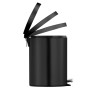 EKO Classic 5 L black pedal trash can by EKO, Waste containers - Ref: Foro24-440071, Price: 24,67 €, Discount: %