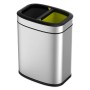 EKO OLI-Cube open trash can 2x10 L matt silver by EKO, Waste containers - Ref: Foro24-440066, Price: 75,55 €, Discount: %