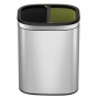 EKO OLI-Cube open trash can 2x10 L matt silver by EKO, Waste containers - Ref: Foro24-440066, Price: 75,55 €, Discount: %