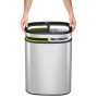 EKO OLI-Cube open trash can 2x10 L matt silver by EKO, Waste containers - Ref: Foro24-440066, Price: 75,55 €, Discount: %