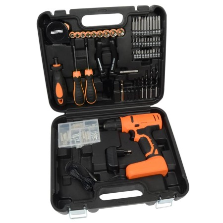 Brüder Mannesmann Cordless drill set 55 pieces 8 V 1.3 Ah by Brüder Mannesmann, Electric hand drills - Ref: Foro24-440339, Pr...