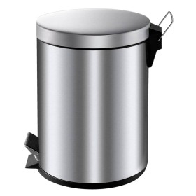 EKO Classic Pedal Bin 5 L Matte Silver by EKO, Waste containers - Ref: Foro24-440070, Price: 30,17 €, Discount: %