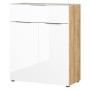 Germania Furniture with 1 drawer and 2 doors GW-Oakland white and oak by Germania, Drawers - Ref: Foro24-440228, Price: 223,9...