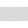 Good Vibes White and Gray Chalkboard Brick Wall Wallpaper by Noordwand, Painted paper - Ref: Foro24-440418, Price: 30,09 €, D...