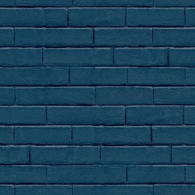 Good Vibes Blue Brick Wall Wallpaper by Noordwand, Painted paper - Ref: Foro24-440432, Price: 22,99 €, Discount: %