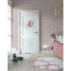 Good Vibes Pink and Purple Hexagon Pattern Wallpaper by Noordwand, Painted paper - Ref: Foro24-440445, Price: 31,99 €, Discou...