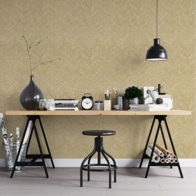 Topchic Beige Herringbone Wallpaper by Noordwand, Painted paper - Ref: Foro24-440447, Price: 42,99 €, Discount: %