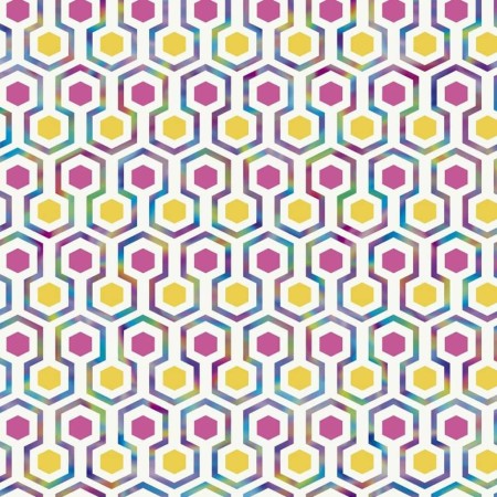 Good Vibes Papel de pared Hexagon Pattern rosa y amarillo de Noordwand, Papel pintado - Ref: Foro24-440444, Precio: 22,34 €, ...