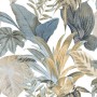 Noordwand Topchic Big Leaves Tapete in Blau und Beige von Noordwand, Bemaltes Papier - Ref: Foro24-440455, Preis: 50,99 €, Ra...