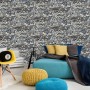 Good Vibes Gray and Blue Graffiti Wallpaper by Noordwand, Painted paper - Ref: Foro24-440426, Price: 37,99 €, Discount: %